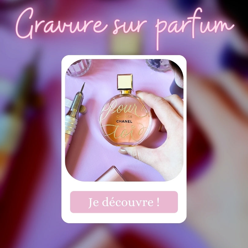 Image montrant un parfum gravé proposé par Ocaium
