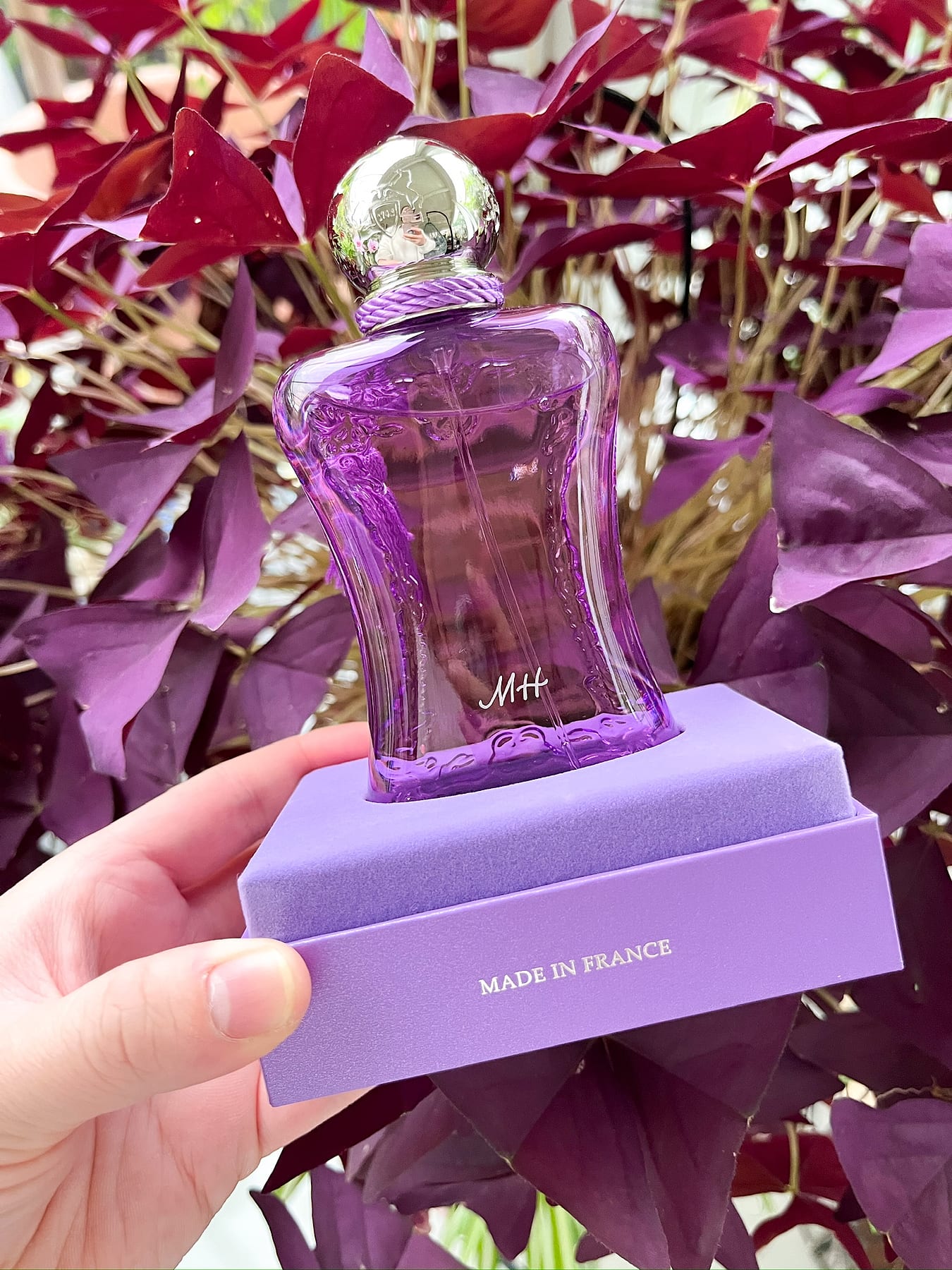 Flacon Parfum de Marly gravé à la main